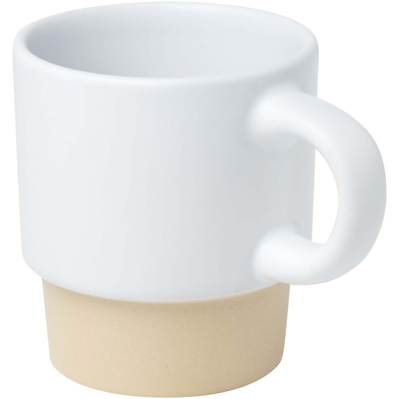 Tazza per caffè espresso impilabile con fondo in argilla da 130 ml Olympia Tazza per caffè espresso impilabile con fondo in argilla da 130 ml Olympia