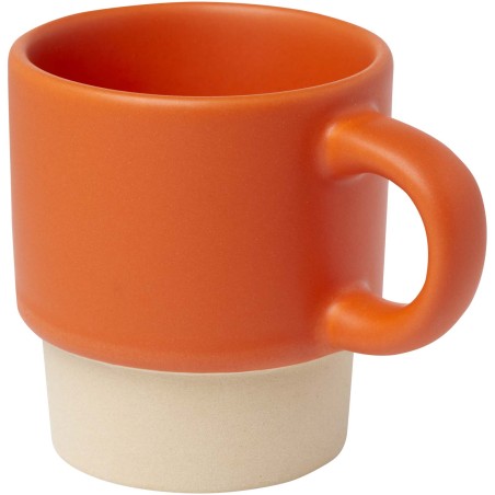 Tazza per caffè espresso impilabile con fondo in argilla da 130 ml Olympia