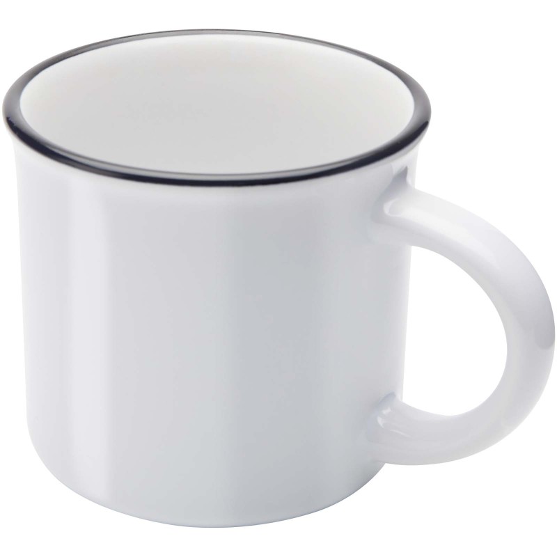 Tazza in ceramica Bari da 240 ml con finitura lucida Tazza in ceramica Bari da 240 ml con finitura lucida
