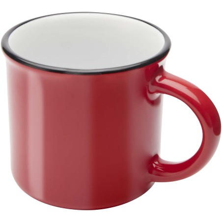 Tazza in ceramica Bari da 240 ml con finitura lucida
