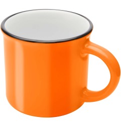 Tazza in ceramica Bari da 240 ml con finitura lucida