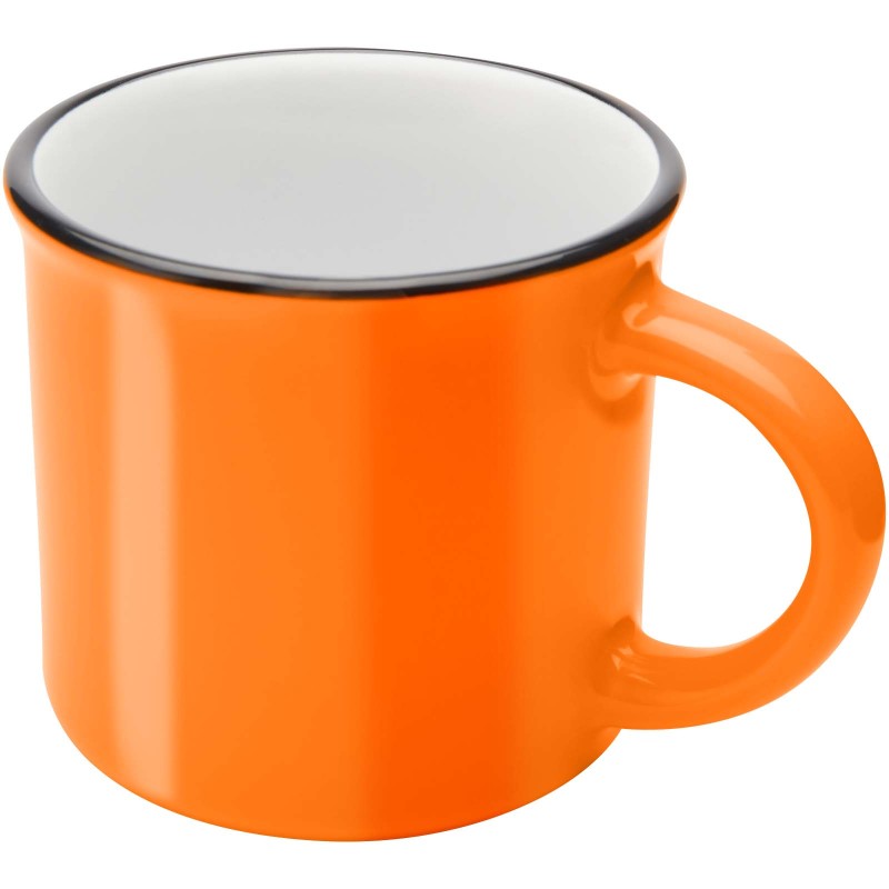 Tazza in ceramica Bari da 240 ml con finitura lucida