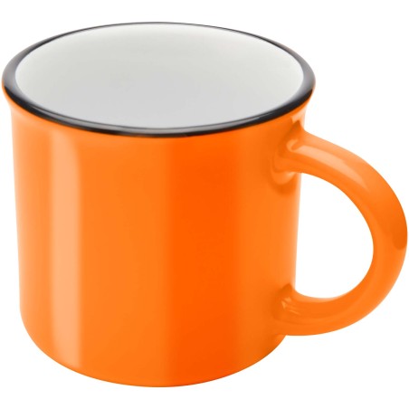 Tazza in ceramica Bari da 240 ml con finitura lucida