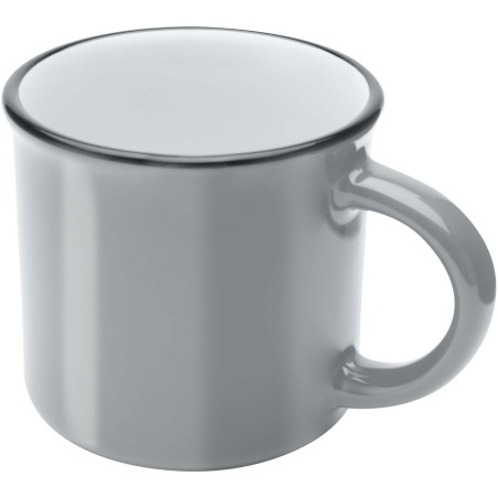 Tazza in ceramica Bari da 240 ml con finitura lucida