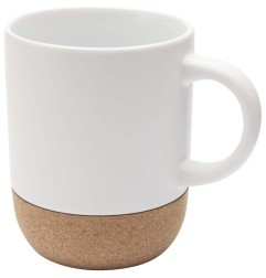 Tazza per stampa a sublimazione in ceramica da 300 ml con dettagli in sughero Billie