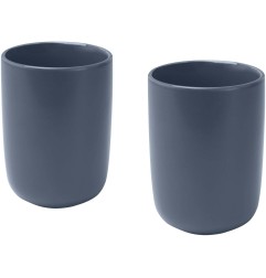 Set di 2 bicchieri in ceramica con finitura opaca da 350 ml Male