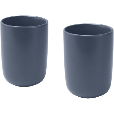 Set di 2 bicchieri in ceramica con finitura opaca da 350 ml Male