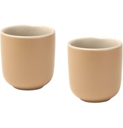 Set di 2 tazzine per espresso in ceramica con finitura opaca da 90 ml Male