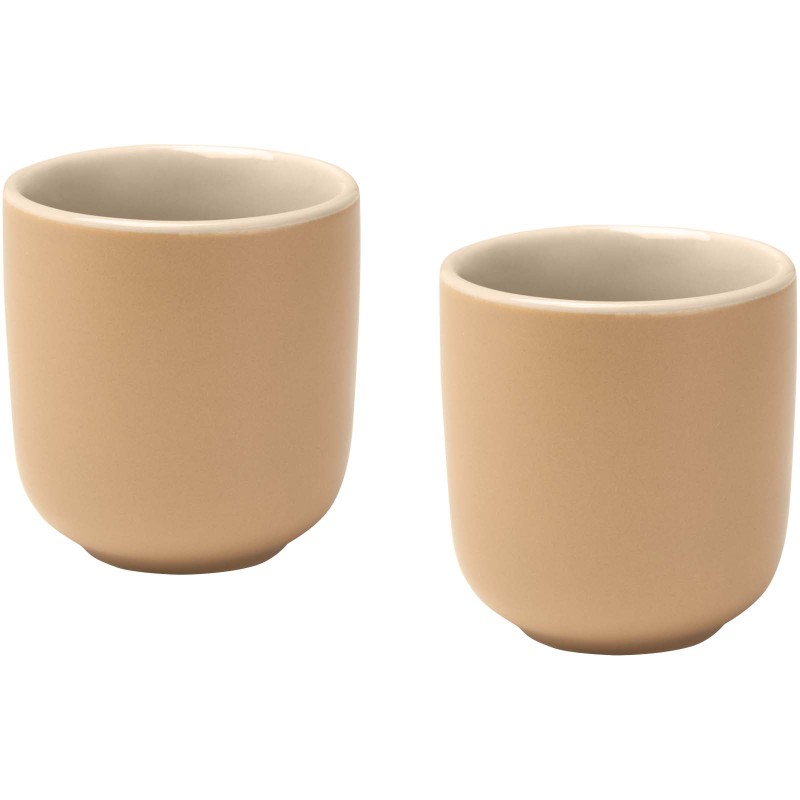 Set di 2 tazzine per espresso in ceramica con finitura opaca da 90 ml Male