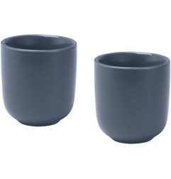 Set di 2 tazzine per espresso in ceramica con finitura opaca da 90 ml Male