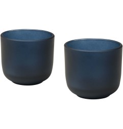Set di 2 bicchieri in vetro con finitura opaca da 200 ml Male