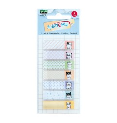 Segnapagina adesivi Lebez, set da 7 blocchetti da 20 fogli - 21717