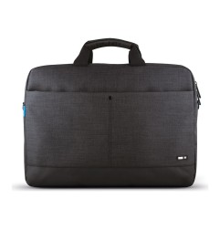 Borsa porta computer Niji City Time Blue Tech, 3 scomparti, colore nero - 61901