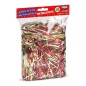 Paglietta decorativa Niji metallizzata, busta da 100 g - 61523