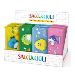 Taschetta Saccuccioli Squishy Line in tessuto, espositore da 12 pezzi - 81549