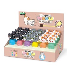 Mini evidenziatore Lebez Meow colori pastello - 82070