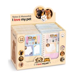 Notes Lebez I Love My Pet 30 fogli con 180 sticky notes - 82079