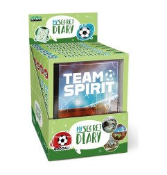 Diario segreto Lebez Football Time 160 pagine con lucchetto, espositore da 6 pezzi - 61903