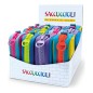 Taschetta Saccuccioli Zippy Colors con megazip, espositore da 12 pezzi - 81529 Taschetta Saccuccioli Zippy Colors con megazip, espositore da 12 pezzi - 81529