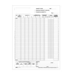 Registro prima nota IVA corrispettivi 25x2 autoricalcante (25 moduli in 2 copie) Edipro - E2102A