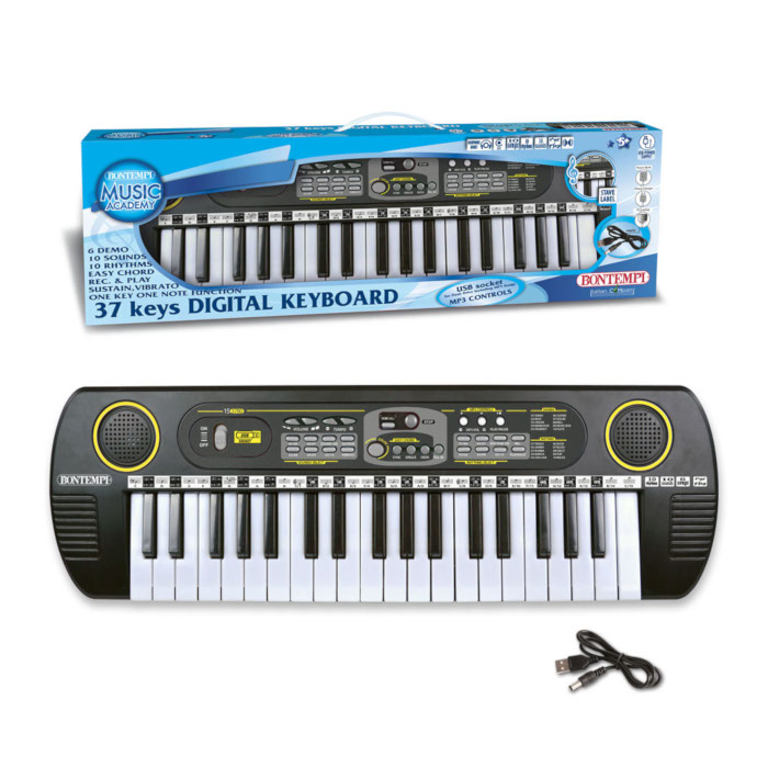 BONTEMPI Mini Tastiera Piano Digitale 37 Tasti 378 15-3780