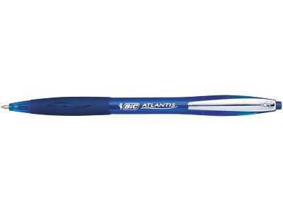 BIC ATLANTIS Set da 12 pz Penna Biro a sfera di colore Blu � 1.6 cm 904929
