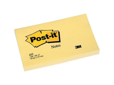 3M 12 pezzi Post-it giallo canarino 76x127