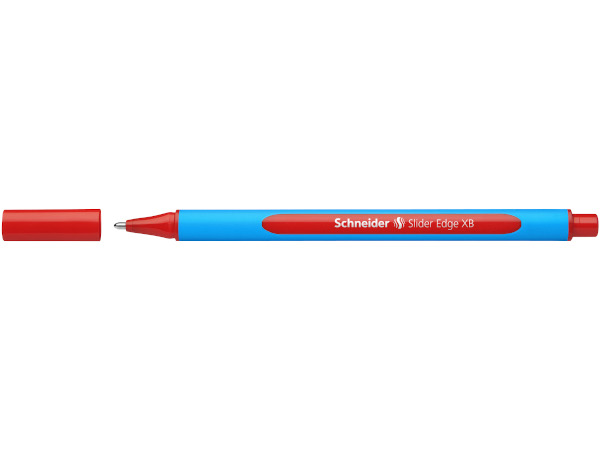10 pz Penna Biro Slider Edge XB Schneider colore rosso 152202