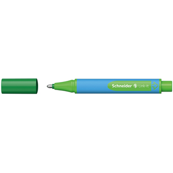 10 pz Penna Biro Slider Link-It Schneider colore verde 154504