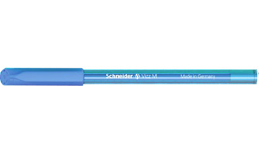 10 pz Penna Biro Vizz M Schneider colore azzurro 102210