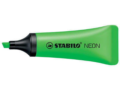Evidenziatori Stabilo Neon 10 pz - Verde