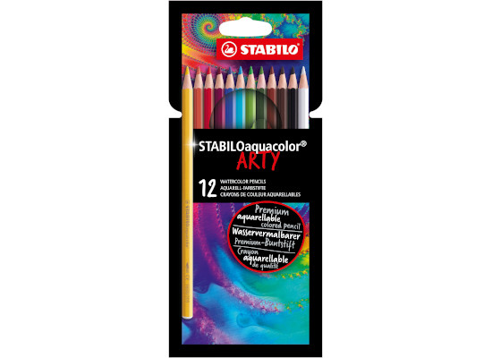 12 pz Pastelli Stabilo aquacolor arty line 1612/1-20