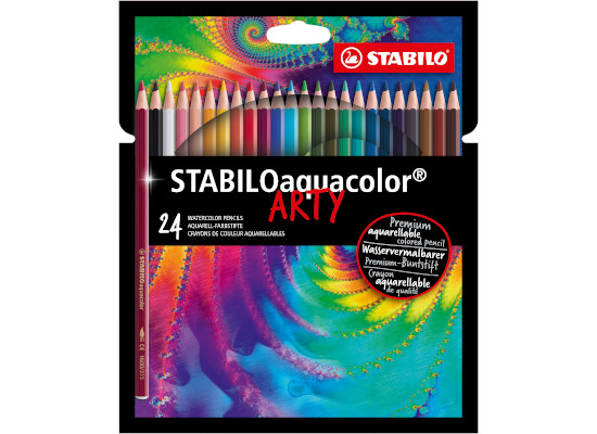24 pz Pastelli Stabilo aquacolor arty line 1624/1-20
