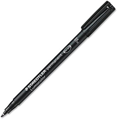 STAEDTLER Penna indelebile Lumocolor punta fine 318 nero