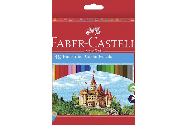 48 pz Pastelli Faber Il Castello colori assortiti 120148