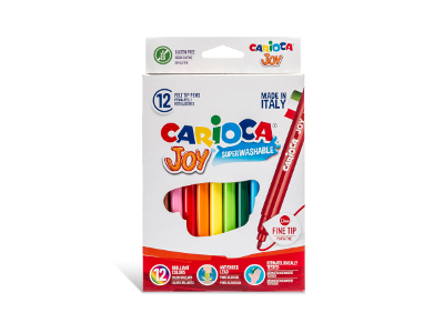 12 pz Pennarelli Carioca Joy colori assortiti 40614