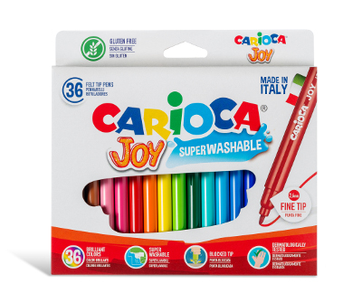 36 pz Pennarelli Carioca Joy colori assortiti 40616