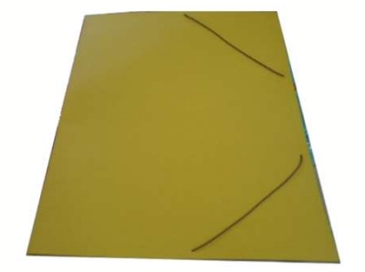 BREFIOCART Cartella porta disegni con elastico angolare giallo 50x70  0206308